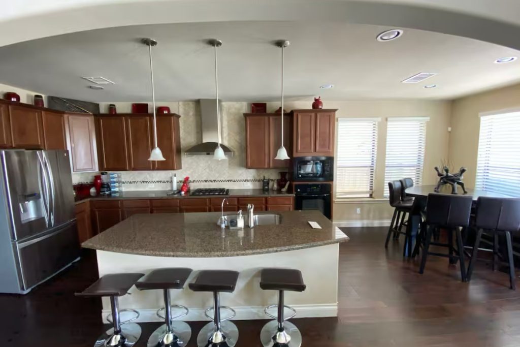 Kitchen in the Pearland home